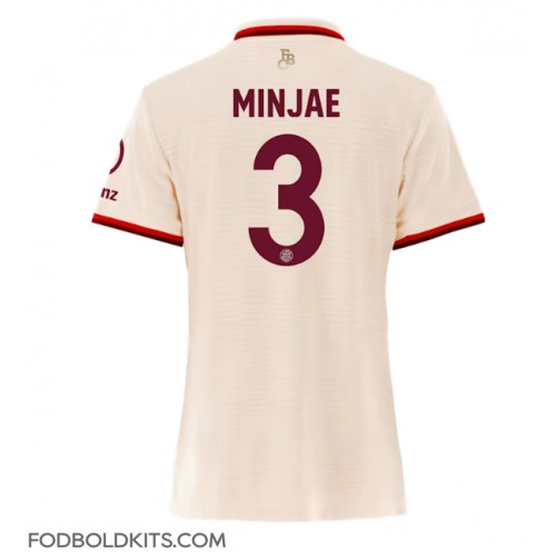 Bayern Munich Kim Min-jae #3 Tredjetrøje Dame 2024-25 Kortærmet